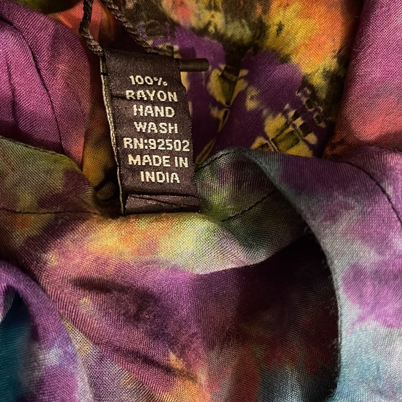 NWT.  Tye-Dye Dress by Sacred Threads.  CL/GR07.   222654 - Picture 3 of 5